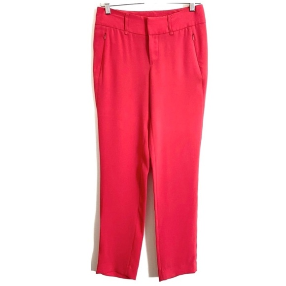Rag and Bone Bade Ankle Legs Trousers Pants in Coral Red - Picture 2 of 8